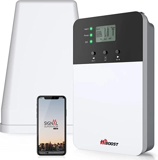 HiBoost Cell Phone Signal Booster for Verizon and AT&T, Cell Phone Booster for H