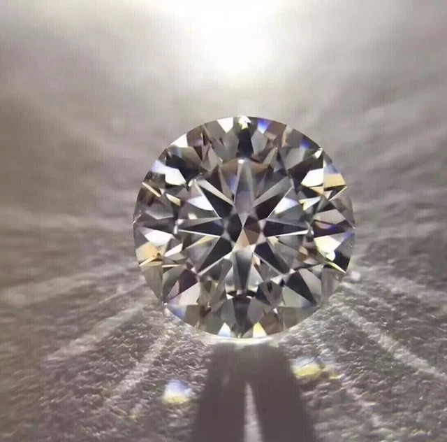 1.00 Cts Natural White Diamond Certified Round Cut Faceted Cvd Loose Gemstone