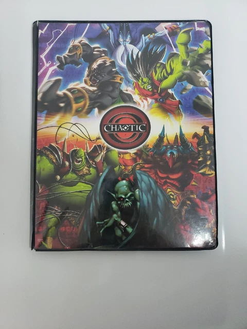 Chaotic Trading Cards Collection With Binder