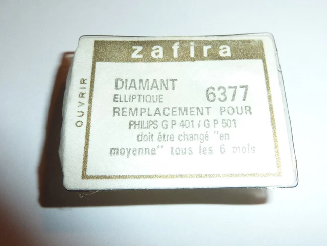 *NEUF  DIAMANT elliptique  PHILIPS GP 401 GP 501 ZAFIRA 6377
