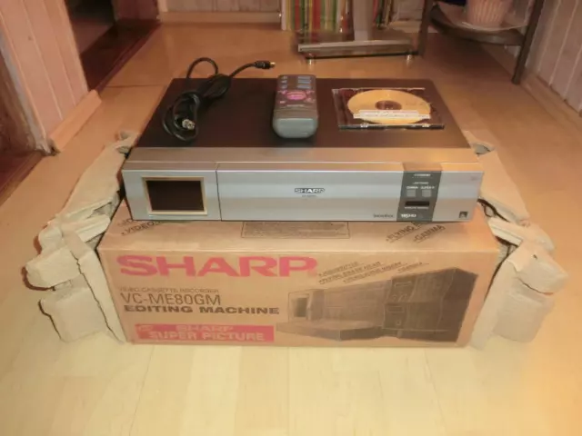 Sharp VC-ME80GM VHS-Videorecorder, OVP, absolut neuwertig, 2 Jahre Garantie