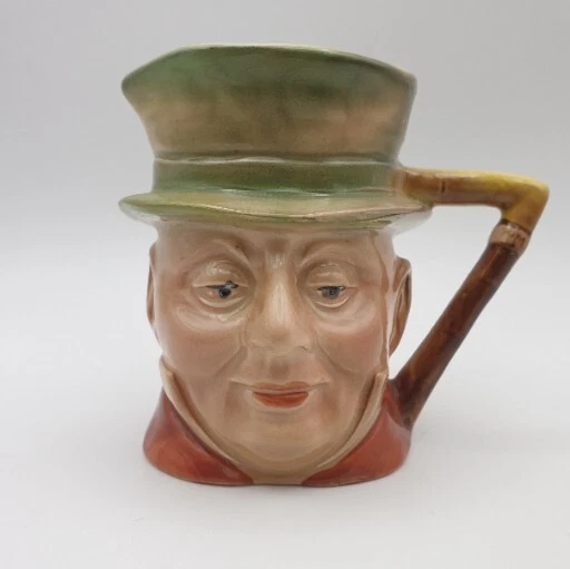 Vintage Beswick Hand Painted Creamer Toby Jug #674  “Micawber”
