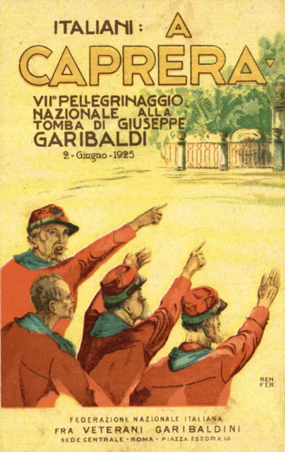 RISORGIMENTO ITALIANO - Caprera - Pellegrinaggio alla Tomba di G. GARIBALDI - #9