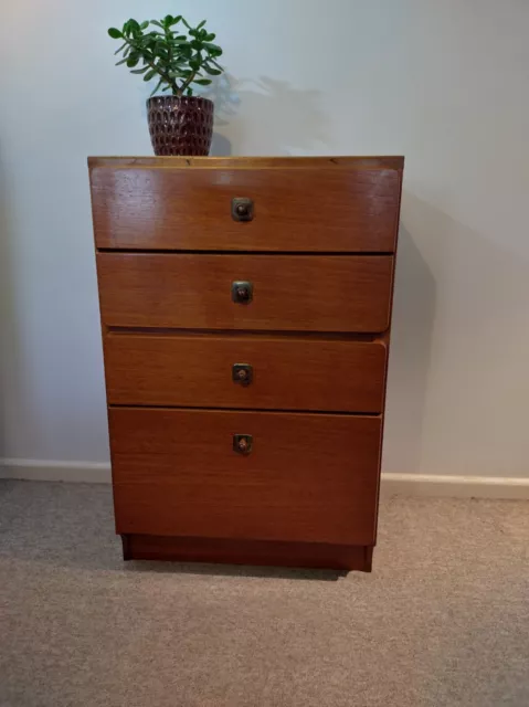 Mid Century A.H. McIntosh Of Kilcaldy Scotland Chest Of Drawers