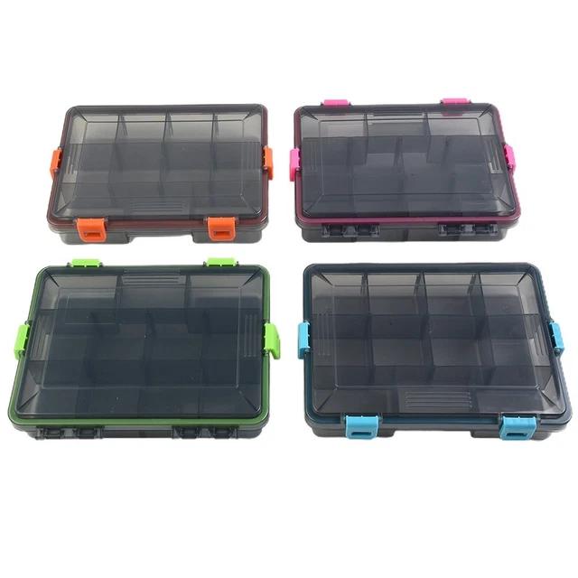 Dispositivo da pesca grande capacità box impermeabile ideale per esca ganci e accessori