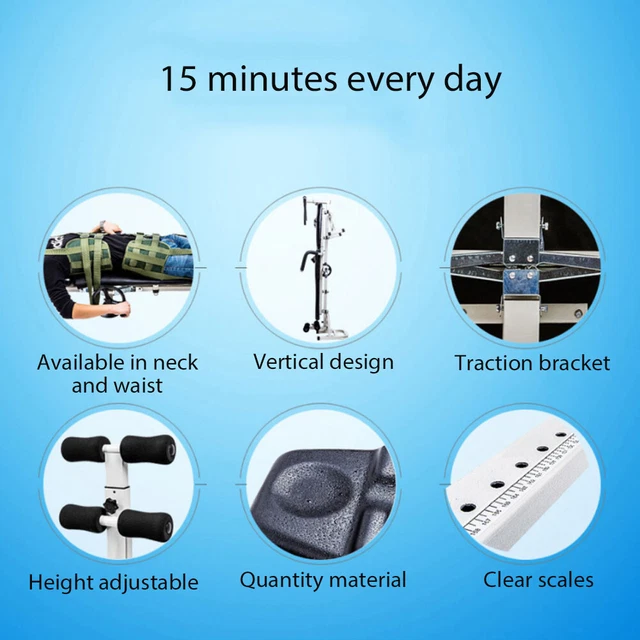Body Stretching Device Cervical Spine Lumbar Spine Traction Bed Table Therapy