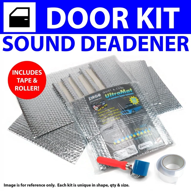 Heat & Sound Deadener Early Cars 1900 - 27 4Dr Kit + Seam Tape, Roller 22392Cm2