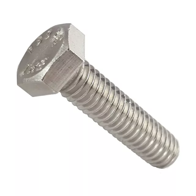 1/4-20 Hex Head Bolts Stainless Steel All Lengths and Quantities in Listing