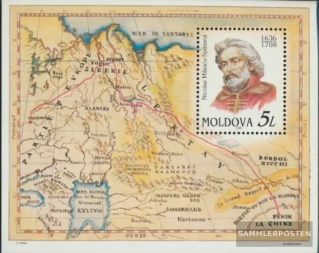 Moldawien Block15 (kompl.Ausg.) postfrisch 1998 Persönlichkeiten