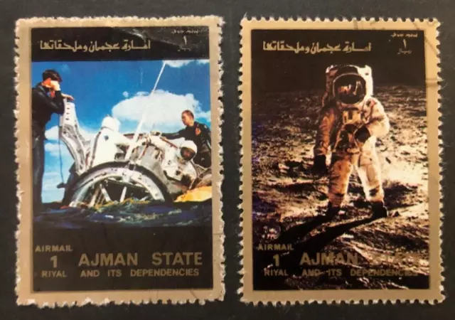 1973 Ajman Space Stamps