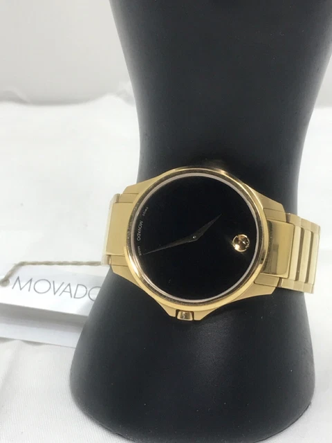 MOVADO Museum Classic Watch 40MM Black Dial 77.1.36.1582 (NJL024282)