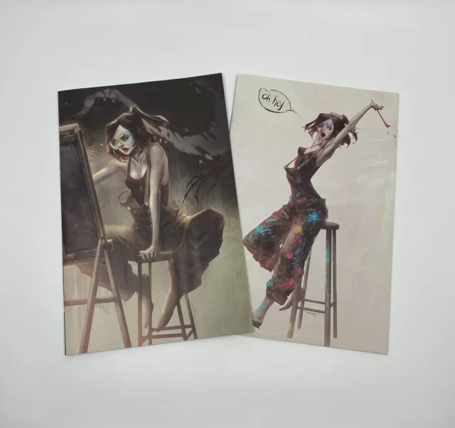The Me You Love in The Dark #1 IVAN TAO Trade VIRGIN Set Easel Variant NM Comic