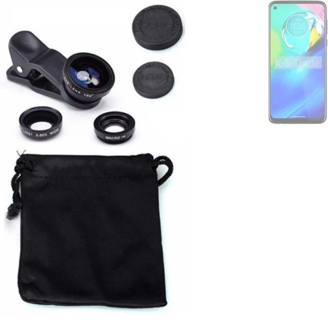 Pour Motorola Moto G Power 5G Objectifs Smartphone Lentilles fisheye macro grand