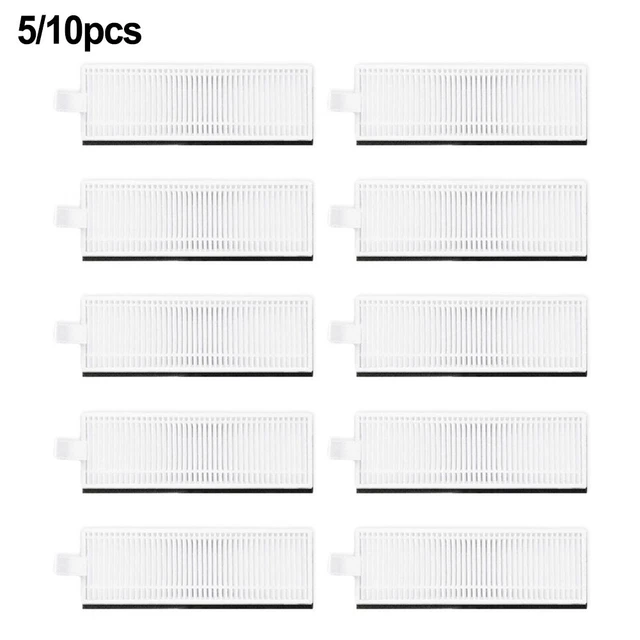 Lot De 10 Chiffons De Rechange Pour Aspirateur Robot Laresar Mars 01 - Microfibre Grise - Compatible Lubluelu