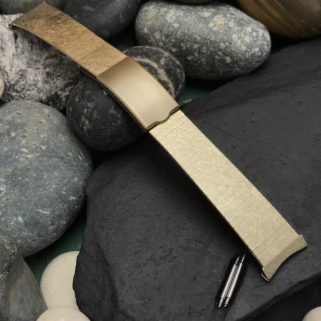 19mm Speidel 10k Yellow Gold-Filled Premium nos 1970s Vintage Watch Band