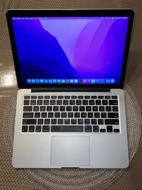 Apple MacBook Pro 13" A1502 i5 Silver 2.9GHz 8GB RAM 500GB SSD MacBookPro12,1