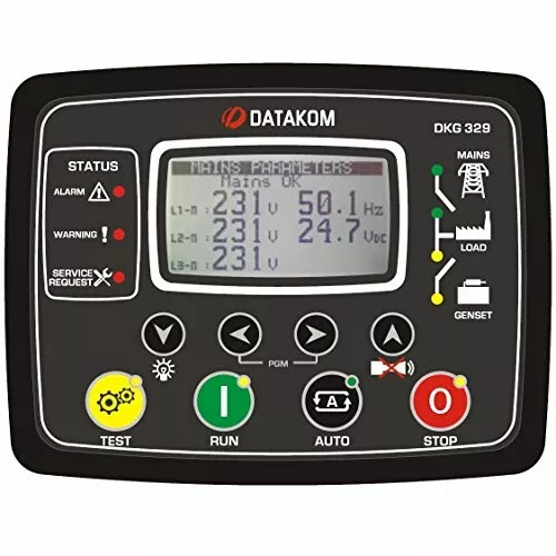 DATAKOM DKG-329-2G Dual Generator/Mains Automatic Transfer Switch Control Panel