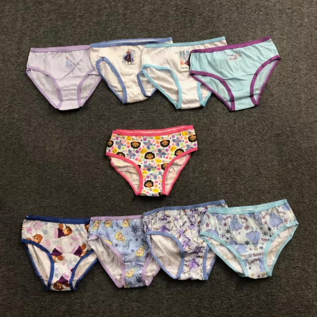 10 PACK Disney Encanto/Wonder Nation Girls Panties Multicolor