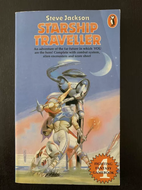 Puffin Starship Traveller Steve Jackson Fighting Fantasy Gamebook #4