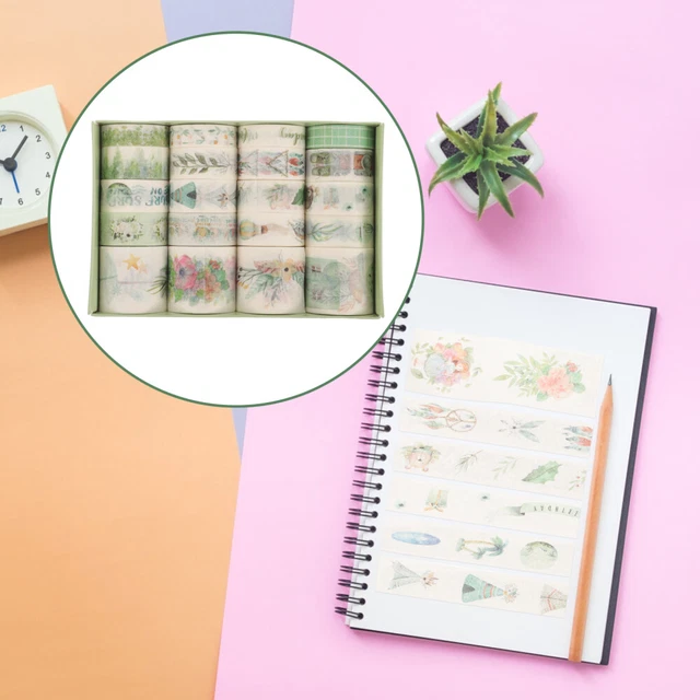 20 Rolls Washi Tape Set Washi Tape Crafts Natural Color Washi Tape