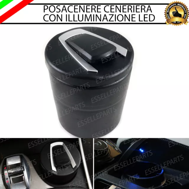 Posacenere Posa Cenere Ceneriera Per Jeep Renegade Con Led Blue In Abs