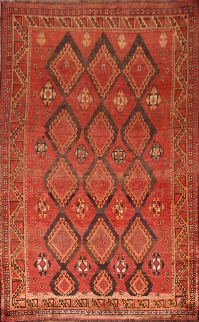 Vintage Geometric Lori Tribal Traditional Area Rug 6'x9' Wool Hand-knotted Rug
