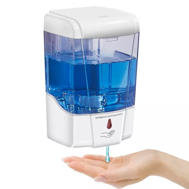 Dispenser automatico da parete a muro per sapone e gel 700 ml - distributore