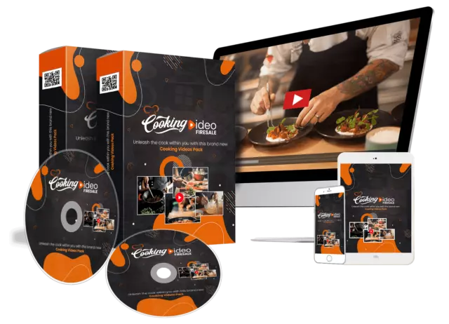 Full Website +300 Professionally Created Cooking Video's  FREE Install