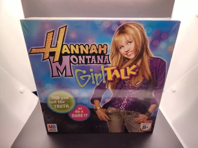 Hannah Montana Girl Talk Board Game Milton Bradley 2007 Still Seale Teen TV Show