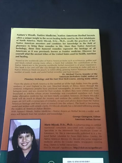 Nature’s Weed’s Native Medicine. Native American Herbal Secrets.