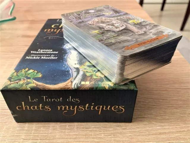 Le Tarot des Chats mystiques -divinatoire 78 cartes + Livret