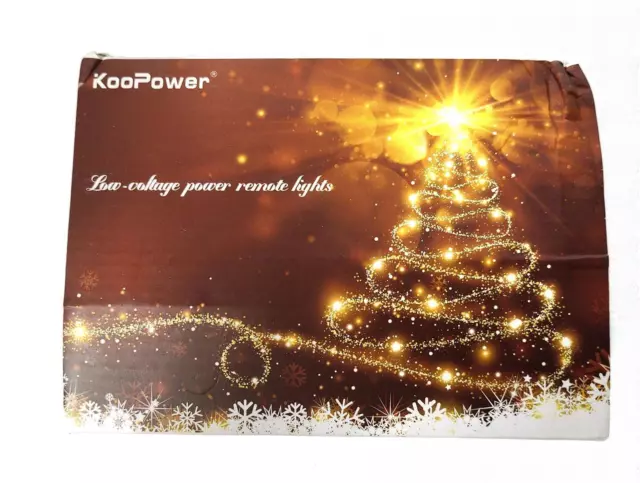 KooPower Lichterkette 200 LEDs 20m warmweiß