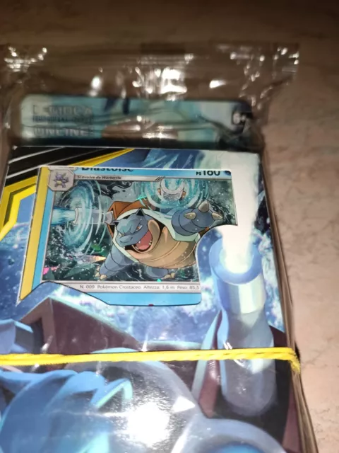 Mazzo Tematico Carte Pokemon Sole e Luna Gioco di Squadra Blastoise Sealed