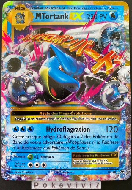 Carte Pokemon M TORTANK 22/108 MEGA EX XY12 EVOLUTIONS FR OCCASION