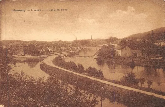 CLAMECY - L'Yonne et le Canal upstream