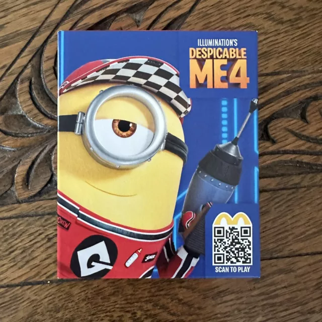 MCDONALDS HAPPY MEAL toy 2024. Despicable Me 4 Minions collectible tin & cards. £5.00 PicClick UK