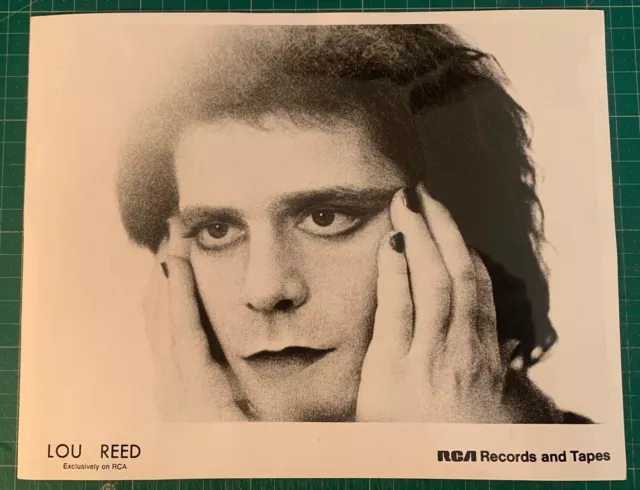 LOU REED ~ Original 8x10 RCA Promotional Publicity Press Photo c. 1973