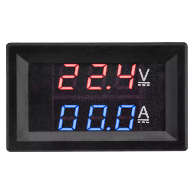 DC100V 10A Voltmeter Ammeter LED Amp Dual Digital Volt Meter Gauge New