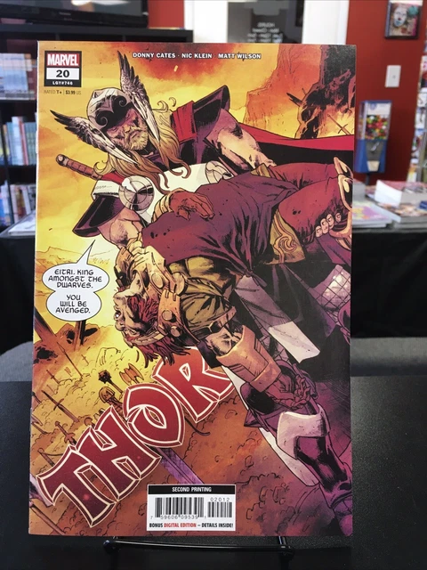 Thor #20 2022 Nic Klein 2nd Printing Variant Marvel Comics