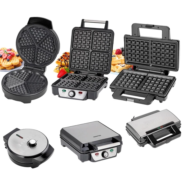 GEEPAS WAFFLE MAKER iron NonStick Electric Belgian Waffle Machine