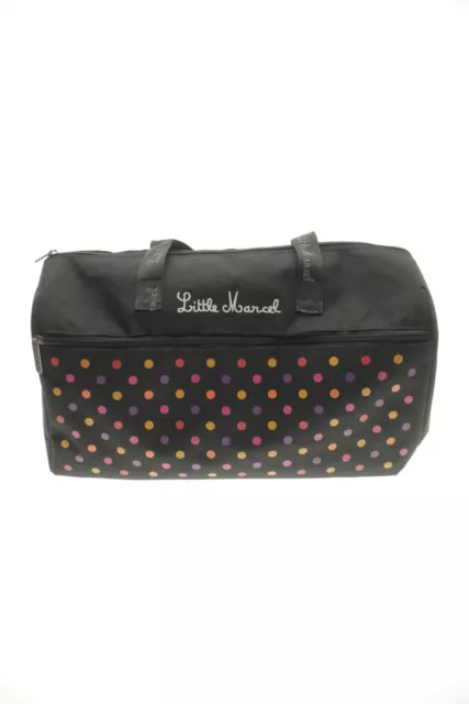 Sac cabas de sport de plage noir pois  toile Little Marcel