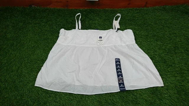 Maternity Gap Talla XL Blanco con Correas Chaleco Prenda para el torso Nuevo Ligero