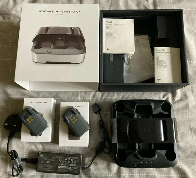 GENUINE DJI SPARK Portable Charging Station with 2 Batteries