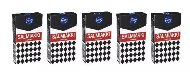 FAZER 5 x 40g SALMIAKKI Finland