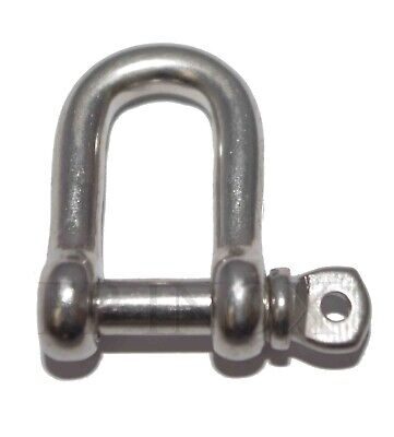Lot 2 Pièces inox A4 INOX Manille Droite 6mm libre 