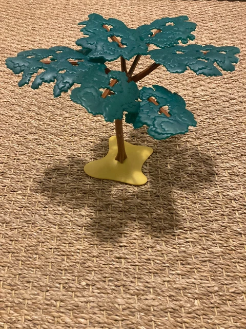 Tronc D'arbre Playmobil - Accessoire Végétation Pour Décor Forêt Ou Savane, Référence 2660