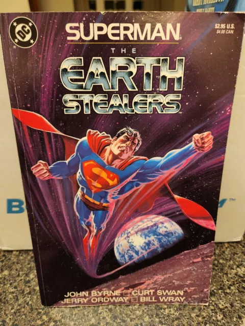 Superman The Earth Stealers Graphic Novel Comic, 1988