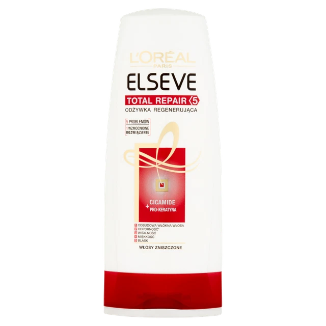Shampoing L'Oréal Elsève Total Repair 5 - 300ml - Démêlant Et Réparateur