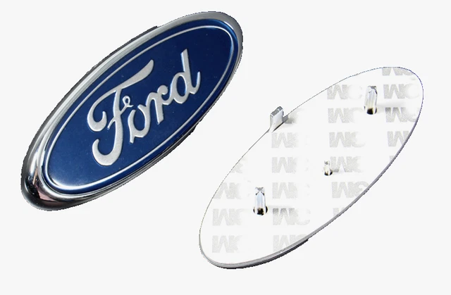 FORD LOGO EMBLÈME de Capot Avant ovale Badge 145MM x 60MM équivalent