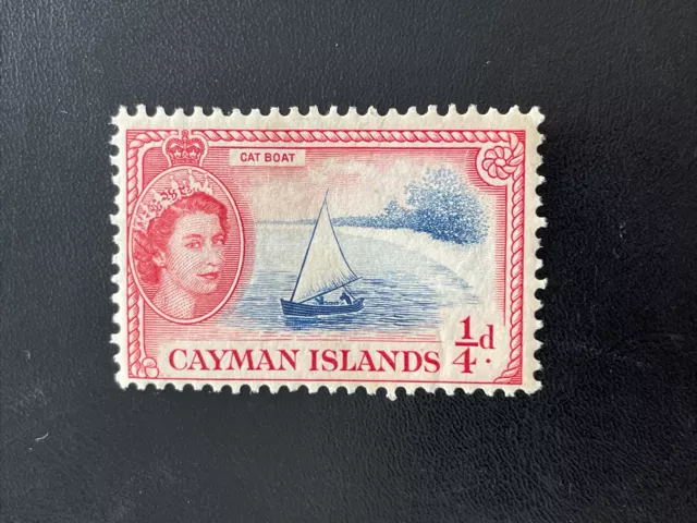 Cayman Islands 1955 - SG#148 - ‘ Cat Boat ‘ - ¼d Postage Stamp